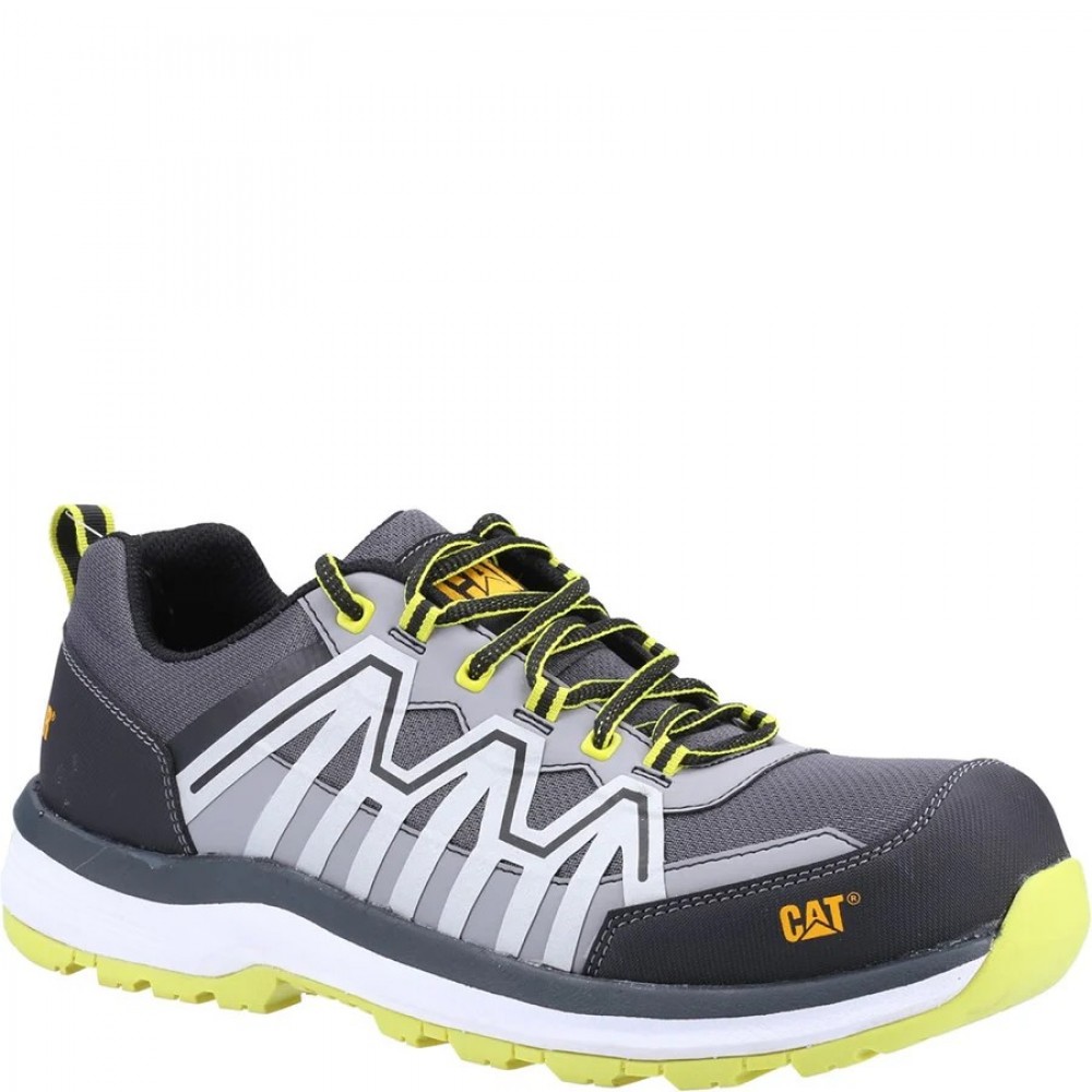 CAT Charge S3 Black/Lime Safety Trainers