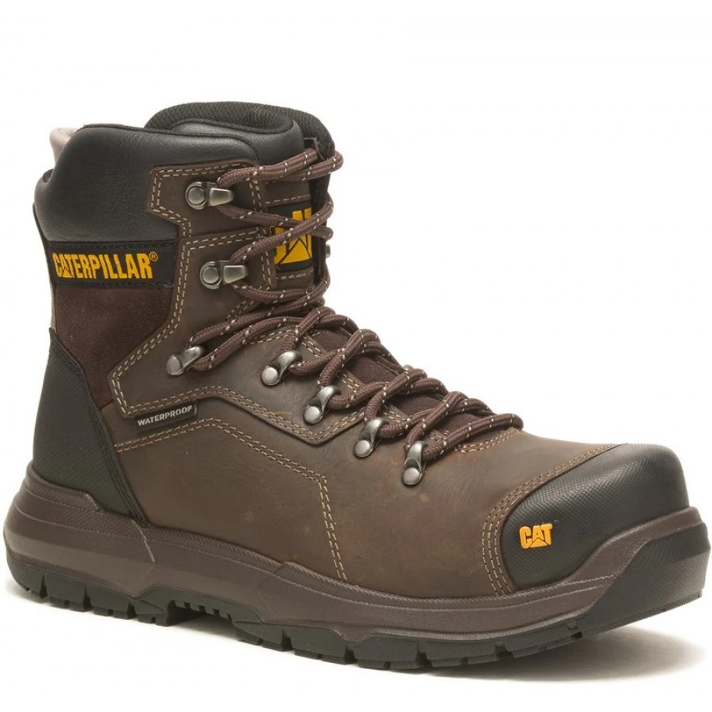 CAT Diagnostic 2.0 Waterproof Safety Boots Brown