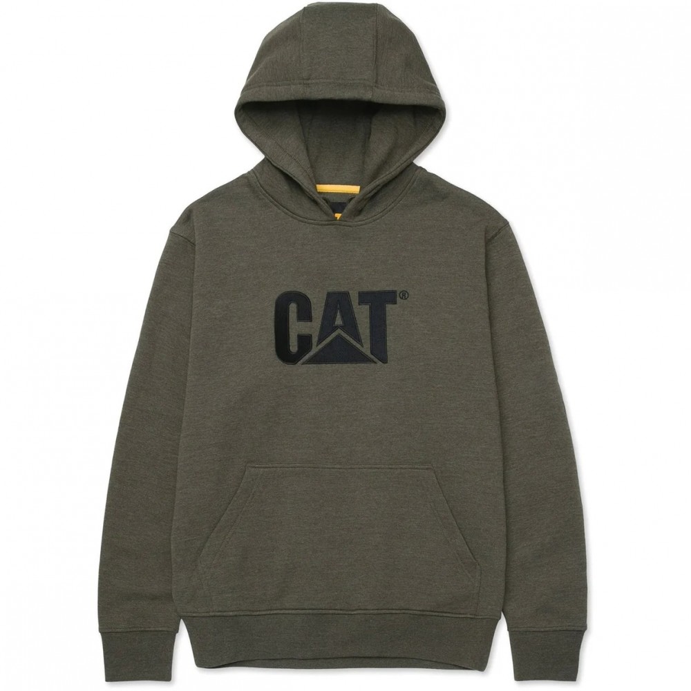 CAT Trademark Hoodie Sweatshirt Moss Heather