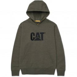 CAT Trademark Hoodie Sweatshirt Moss Heather