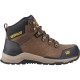 CAT Inductor Leather Work Boots ESD Brown