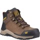 CAT Inductor Leather Work Boots ESD Brown