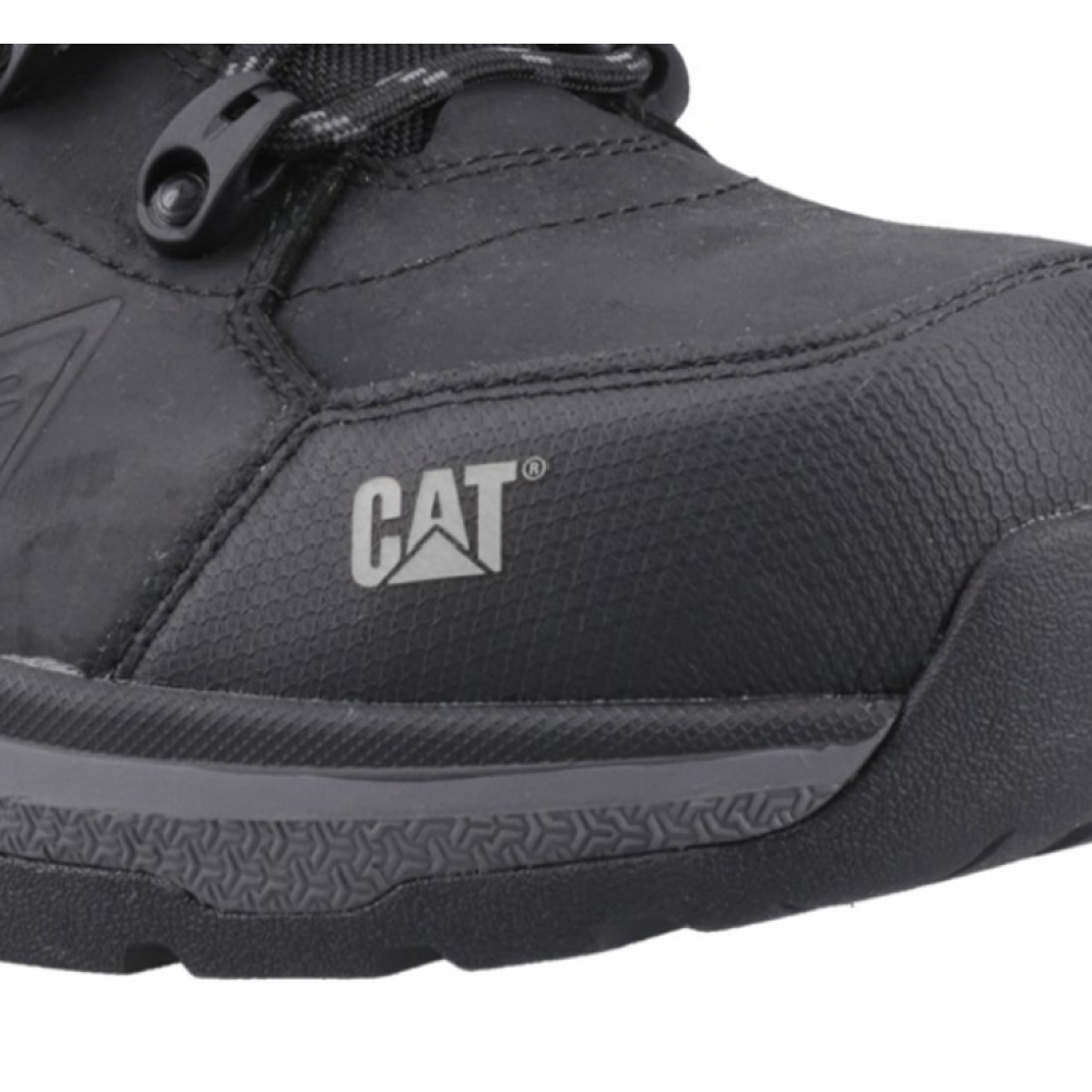 CAT Inductor Leather Work Boots ESD Black
