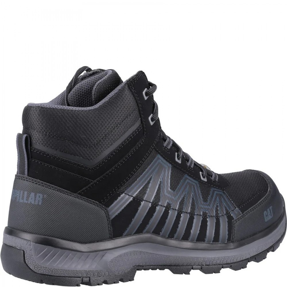 CAT Charge Mid S3 Safety Boots Metal Free Black 