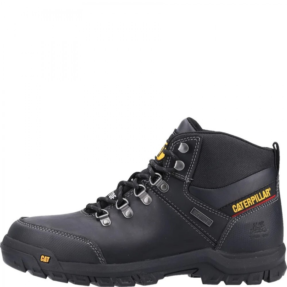 CAT Framework Safety Boots Waterproof Steel Toe Caps Black