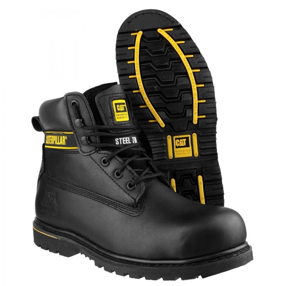CAT Black Holton S3 Safety Boots