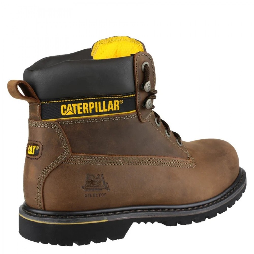 CAT Brown Holton S3 Safety Boots