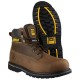 CAT Brown Holton S3 Safety Boots