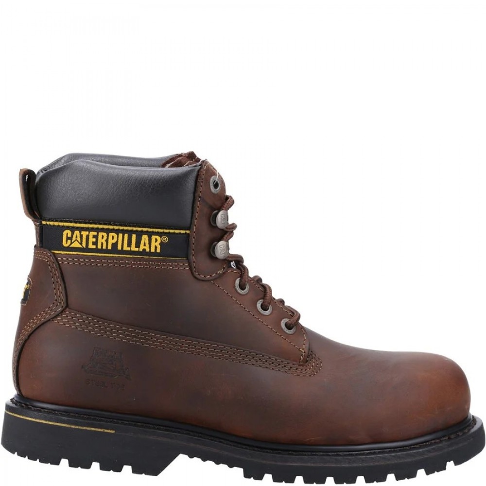 CAT Brown Holton S3 Safety Boots