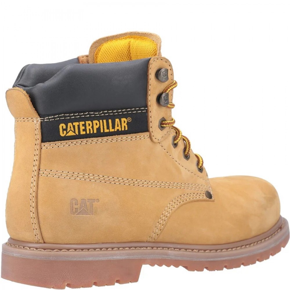 CAT Powerplant SB Honey Safety Boots Steel Toe Caps 