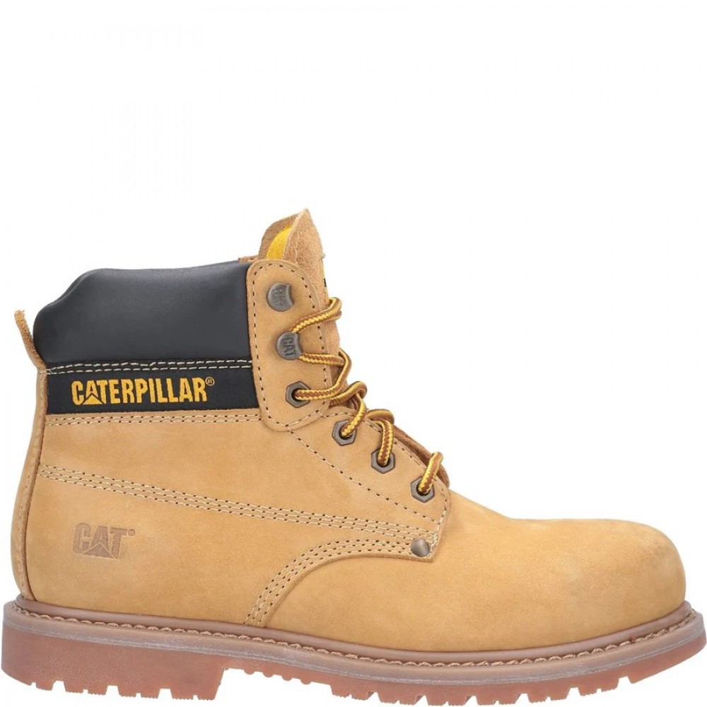 CAT Powerplant SB Honey Safety Boots Steel Toe Caps 