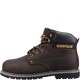 CAT Powerplant SB Safety Boots Brown Steel Toe Caps 