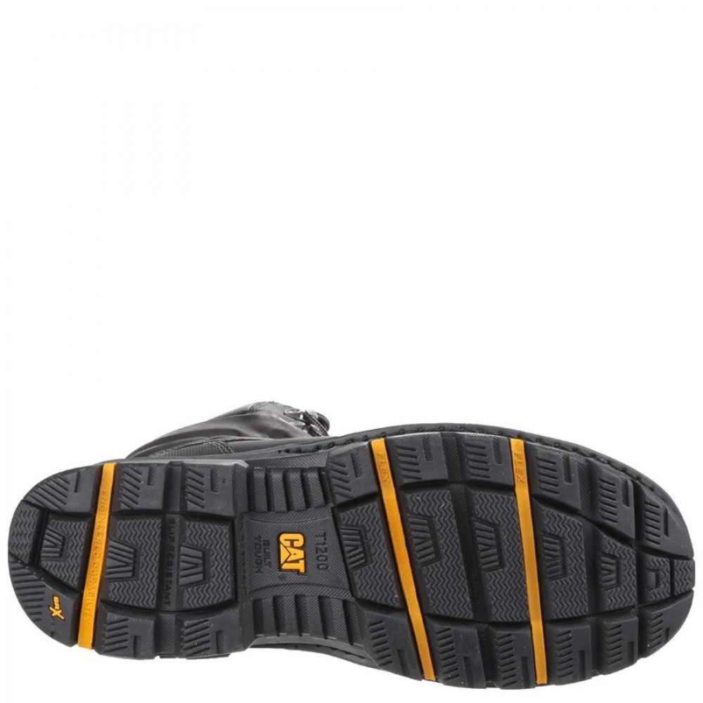 CAT Premier Waterproof Safety Boots Black 