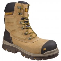 CAT Premier Waterproof Safety Boots Honey