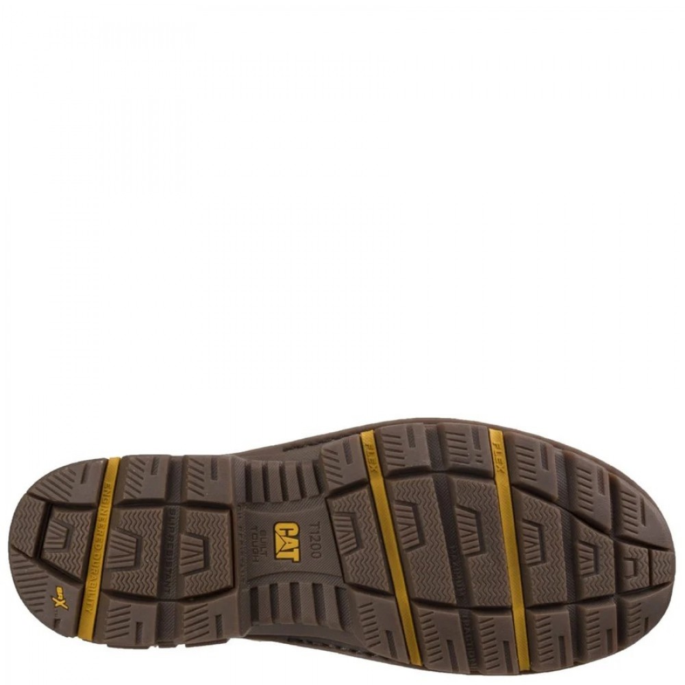 CAT Premier Waterproof Safety Boots Honey
