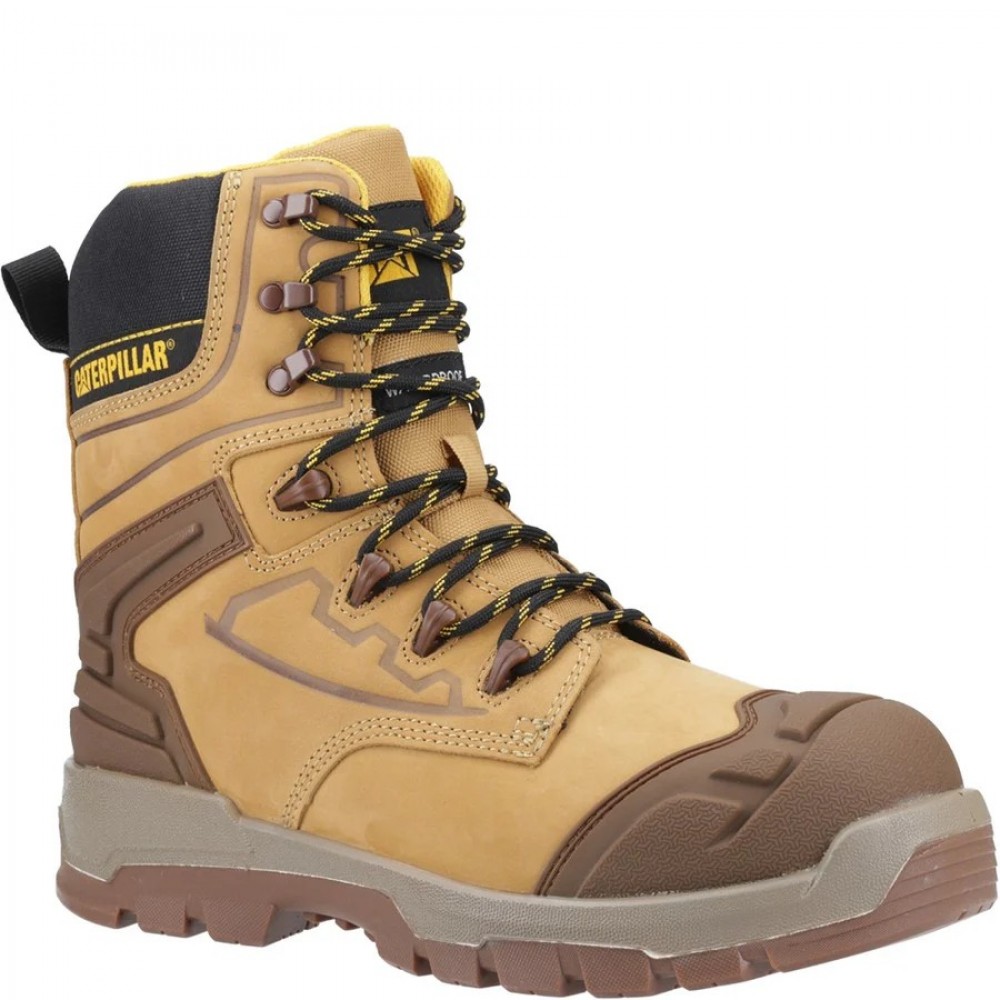 CAT Striver XL Waterproof Safety Boots Honey