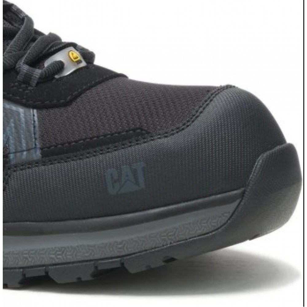 CAT Charge Mid S3 Safety Boots Metal Free Black 