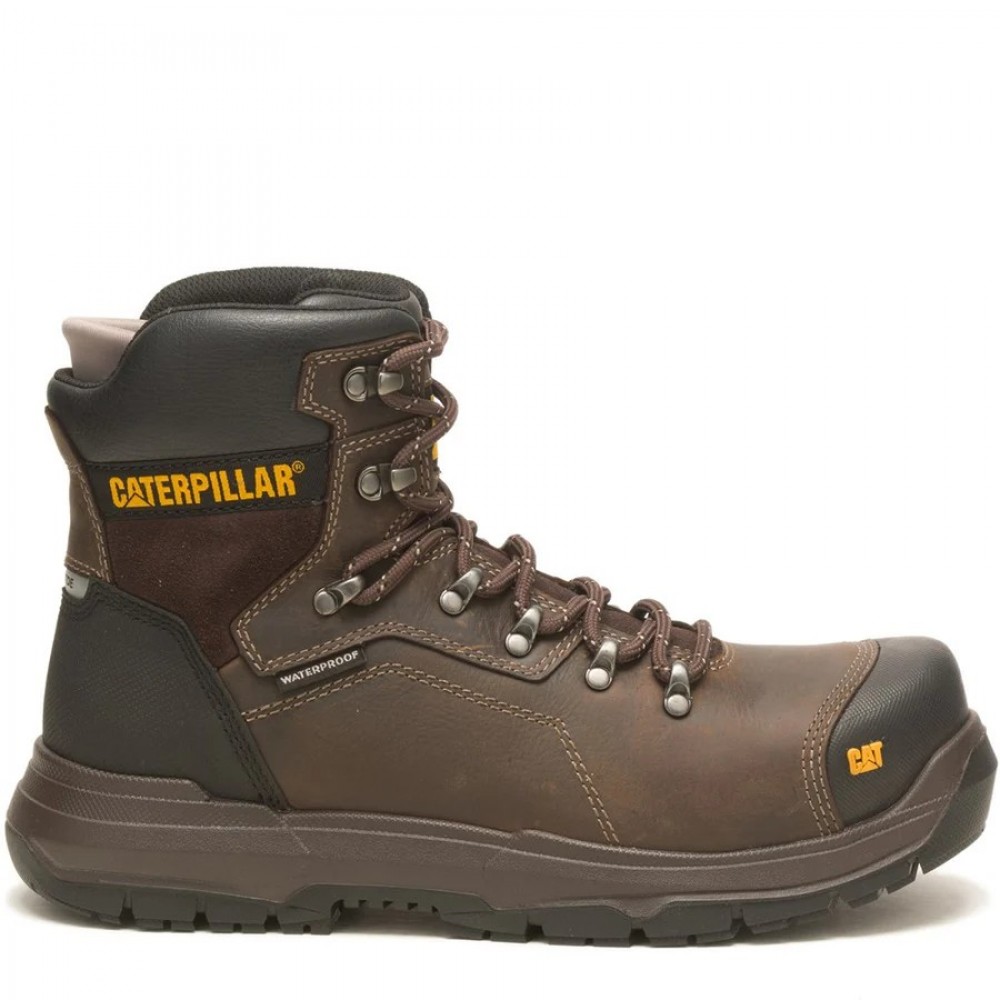 CAT Diagnostic 2.0 Waterproof Safety Boots Brown