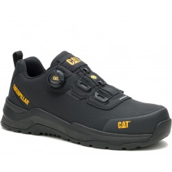 CAT Inductor Tech Safety Trainers ESD Black BOA Style Fastlock