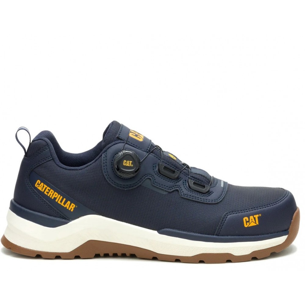CAT Inductor Tech Safety Trainers ESD Navy BOA Style Fastlock