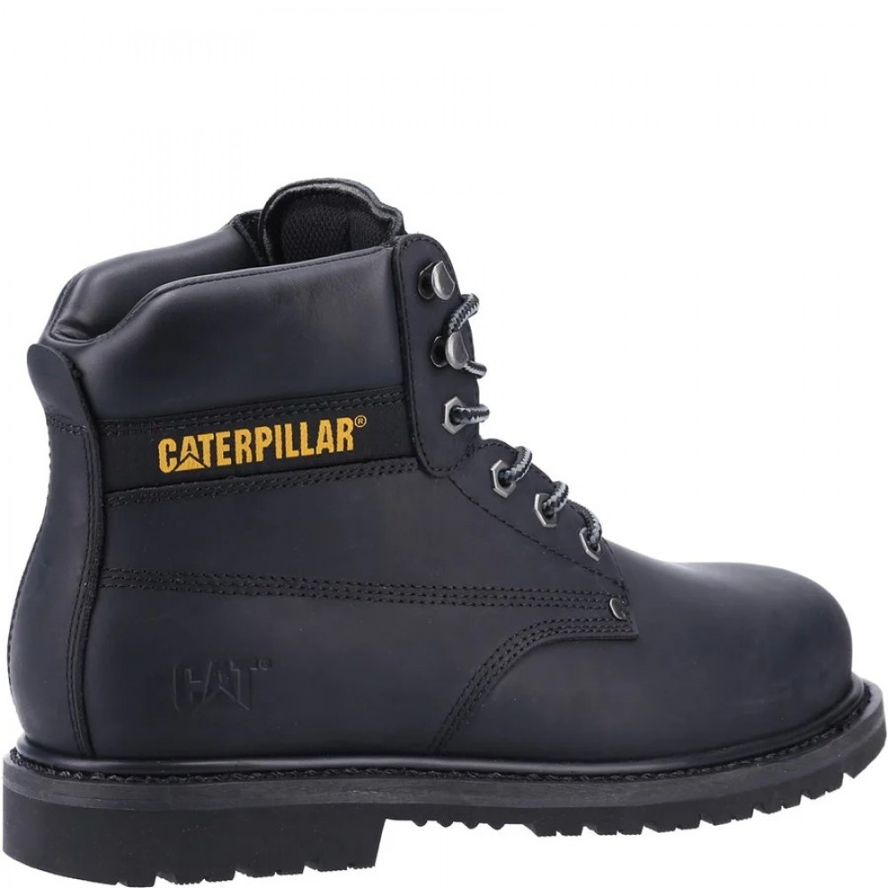 CAT Powerplant SB Black Safety Boots Steel Toe Caps