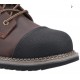 CAT Powerplant S3 Safety Boots Brown Scuff Cap
