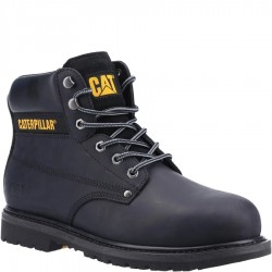 CAT Powerplant S3 Black Safety Boots Stel Toe Caps