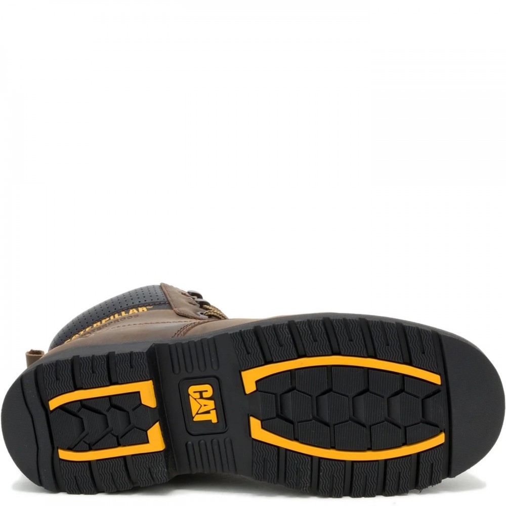 CAT Silva Work Boots Brown Ocupational Non Safety