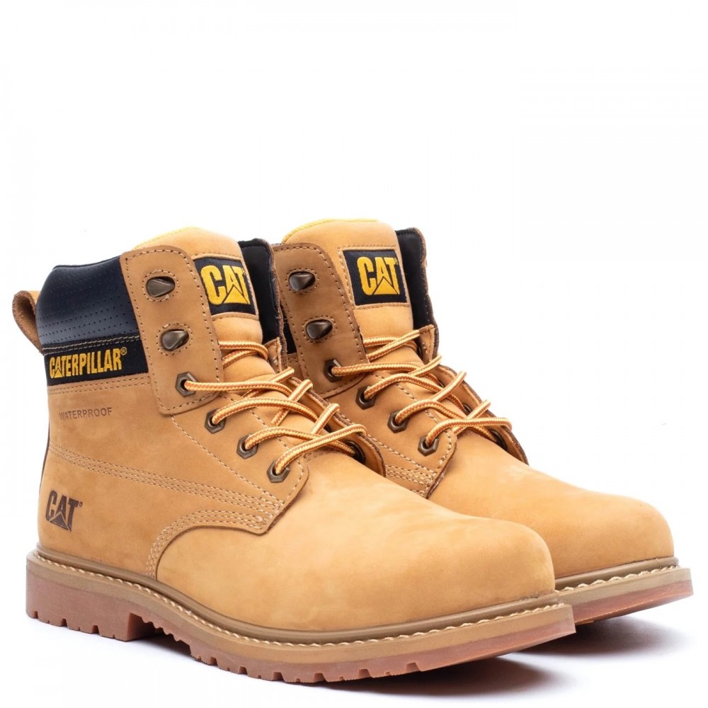 CAT Silva Work Boots Honey Ocupational Non Safety