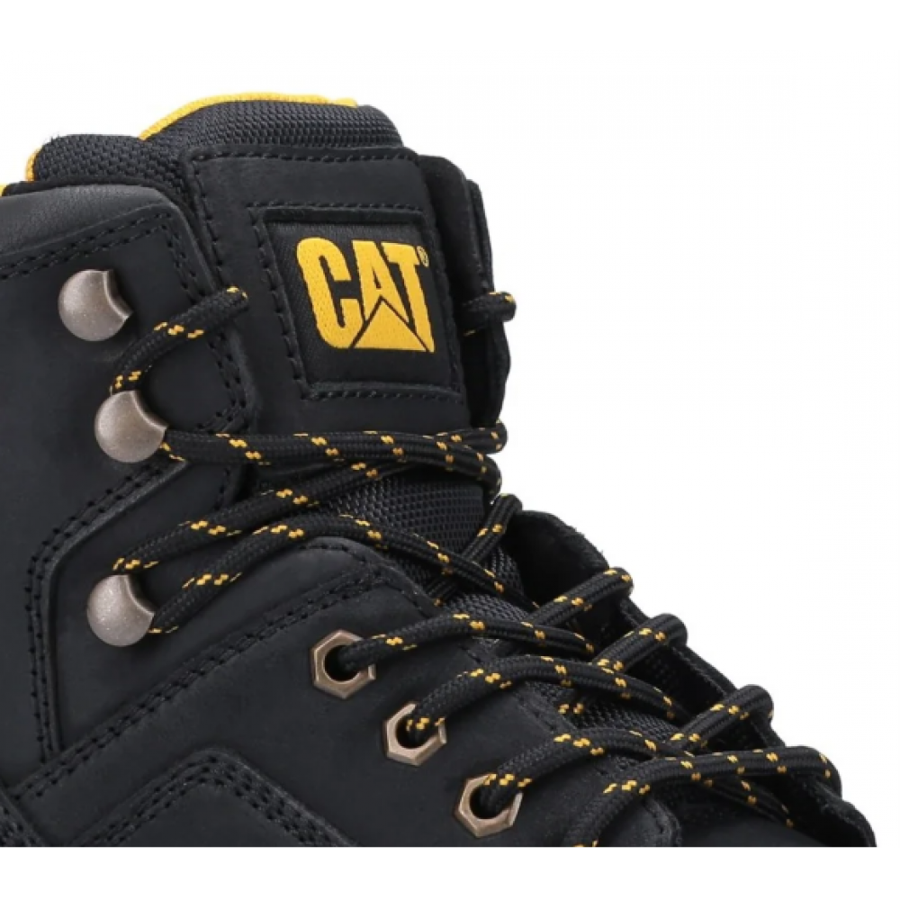 CAT Striver Bump Cap Safety Boots Steel TOe Caps Black 