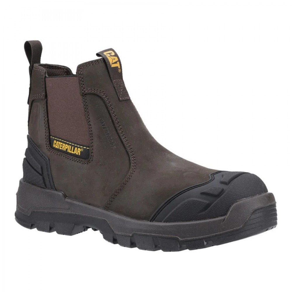 CAT Striver XL Waterproof Dealer Boots Brown