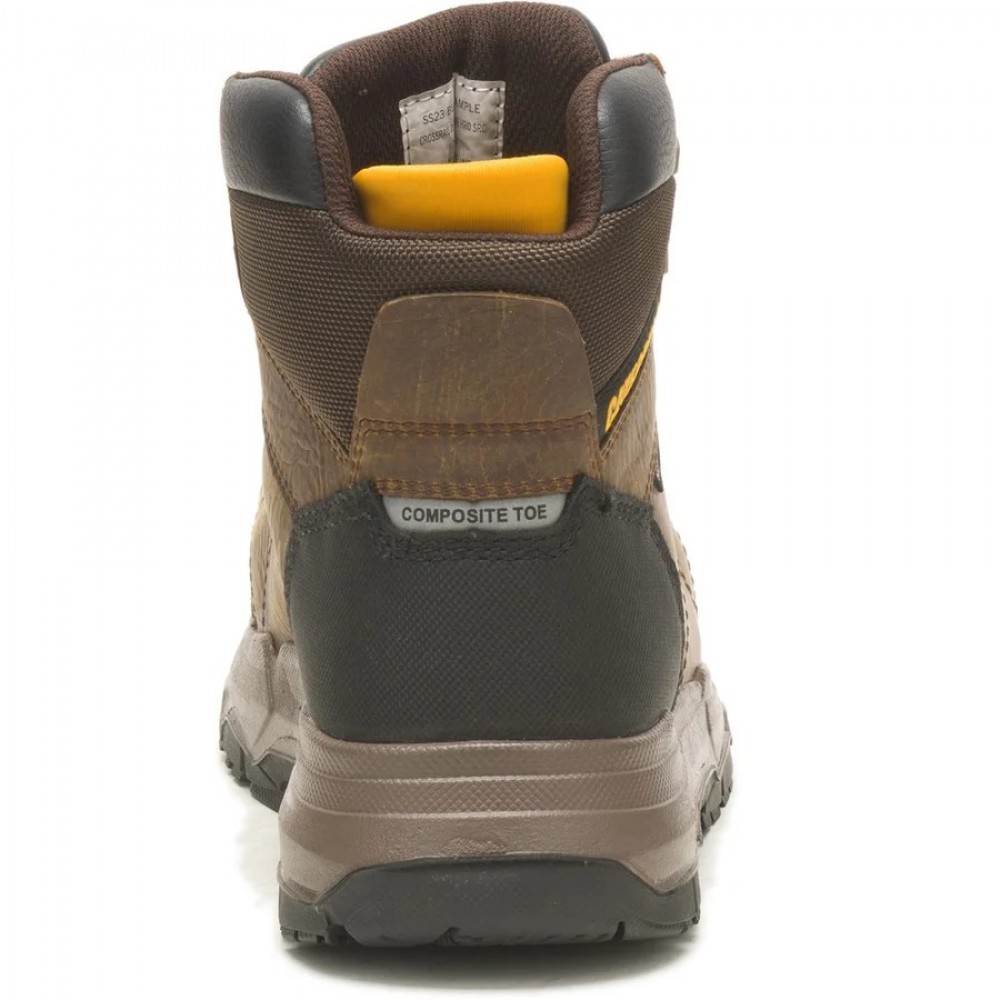 CAT Crossrail 2.0 Waterproof Safety Boots Brown
