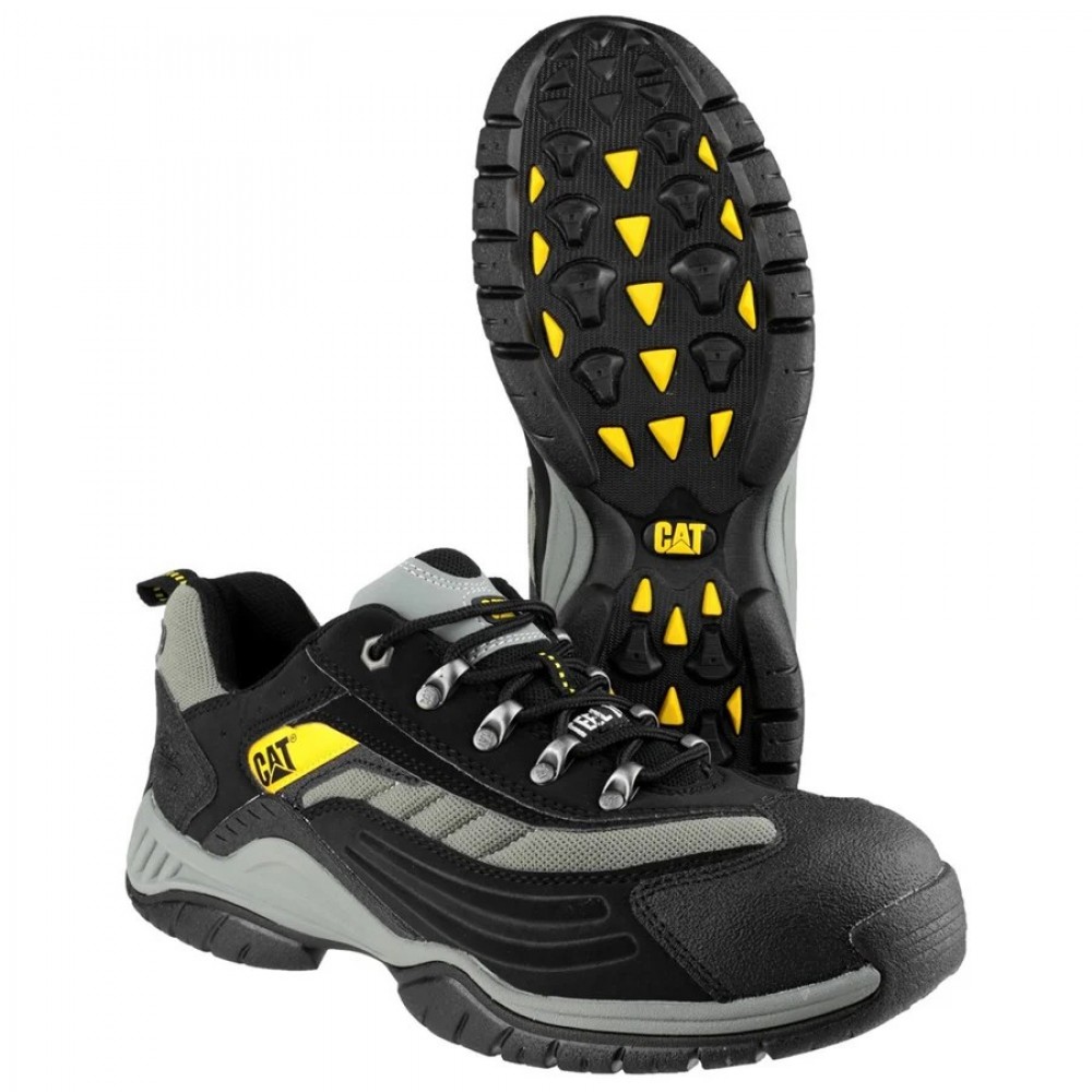 CAT Moor Black Safety Trainers