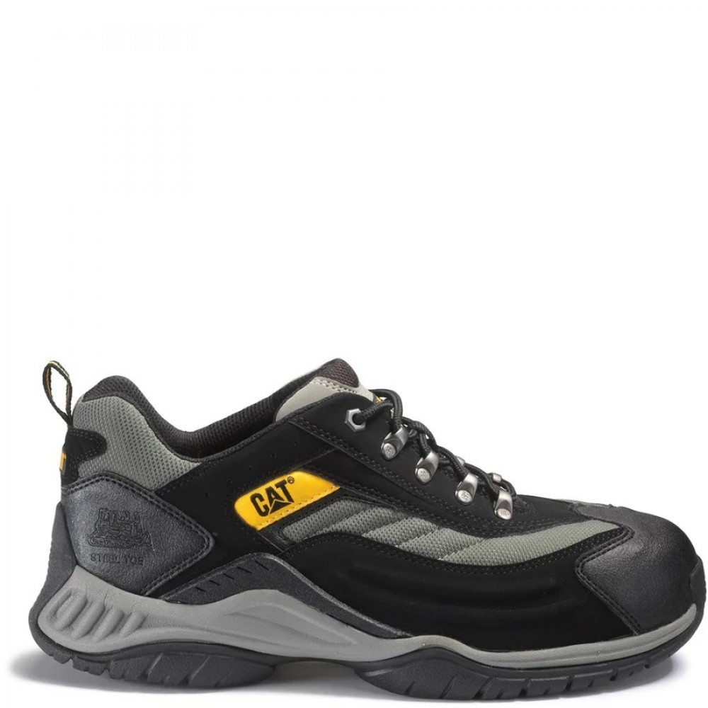 CAT Moor Black Safety Trainers