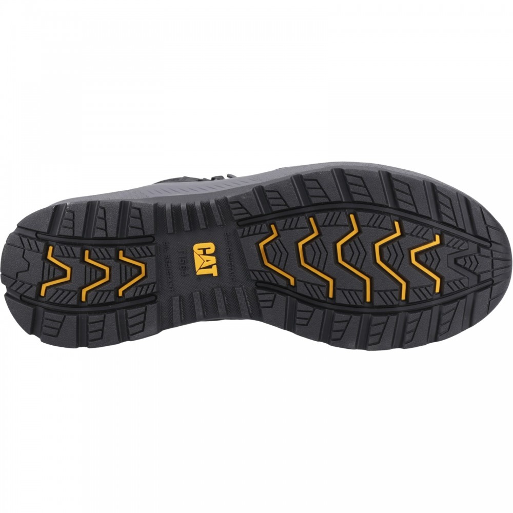CAT Inductor Leather Work Boots ESD Black