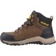 CAT Inductor Leather Work Boots ESD Brown