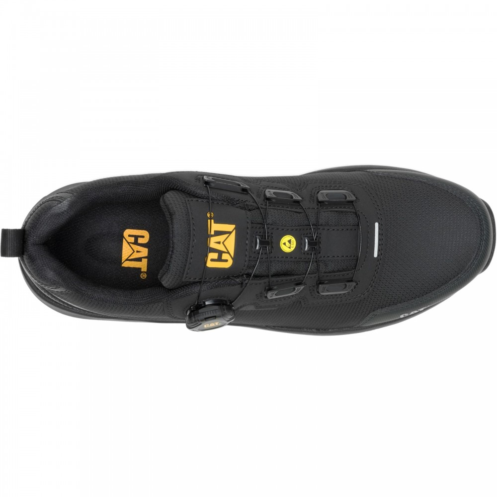 CAT Inductor Mesh Safety Trainers ESD Black