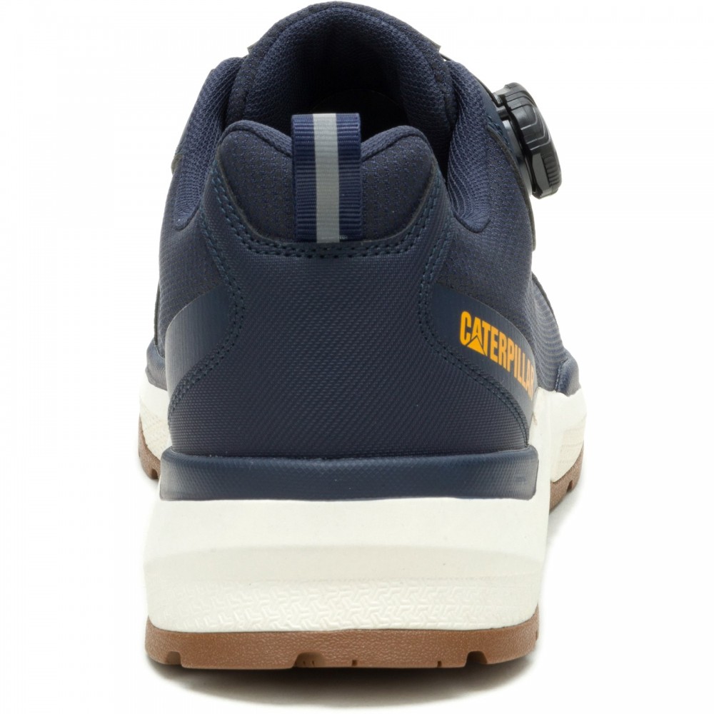 CAT Inductor Tech Safety Trainers ESD Navy BOA Style Fastlock