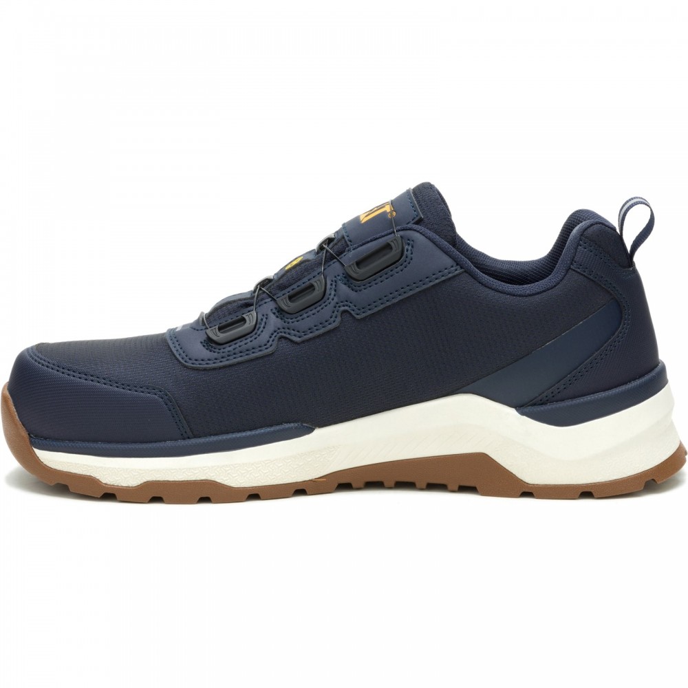 CAT Inductor Tech Safety Trainers ESD Navy BOA Style Fastlock
