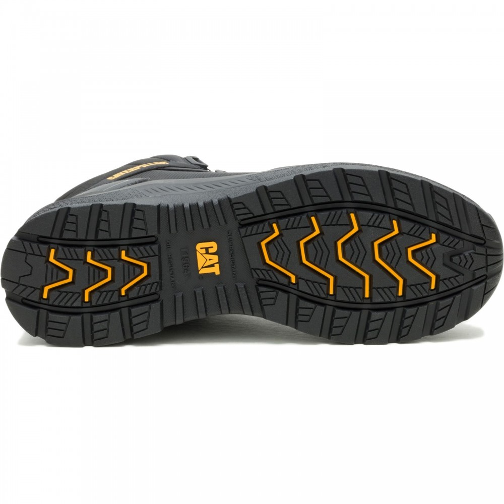 CAT Inductor Tech Safety Boots ESD Black BOA Style Fastlock