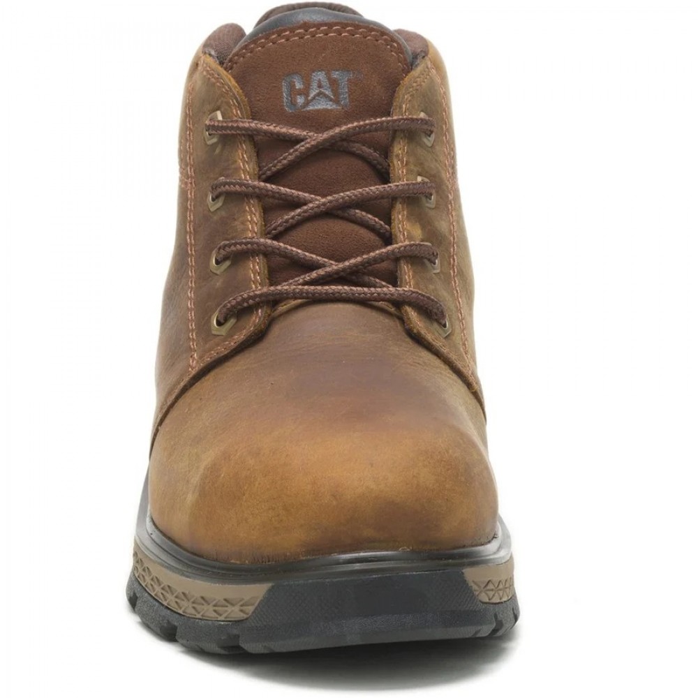 CAT Exposition 4.5" Safety Boots Brown