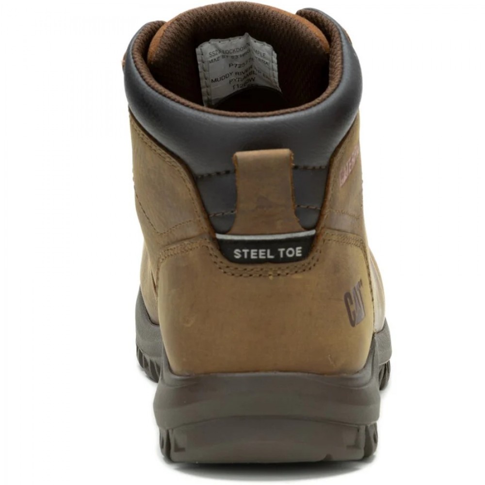 CAT Mae Womens Waterproof Safety Boots Brown S3