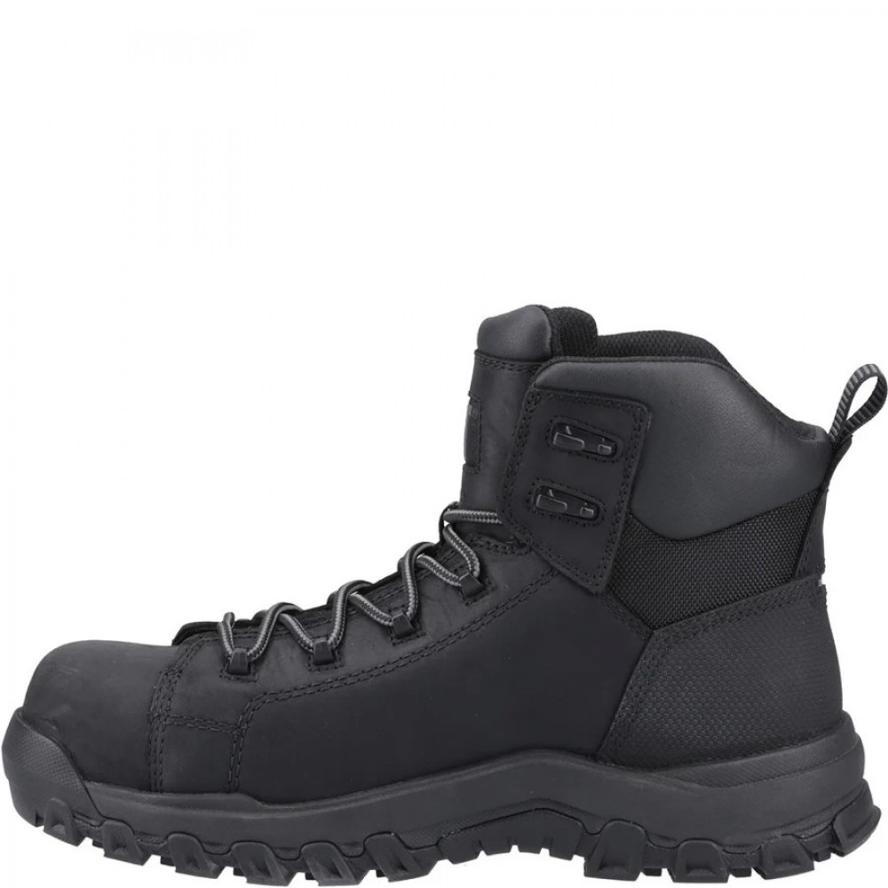 CAT Threshold Waterproof Safety Boots Black