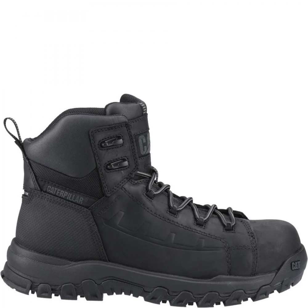 CAT Threshold Waterproof Safety Boots Black
