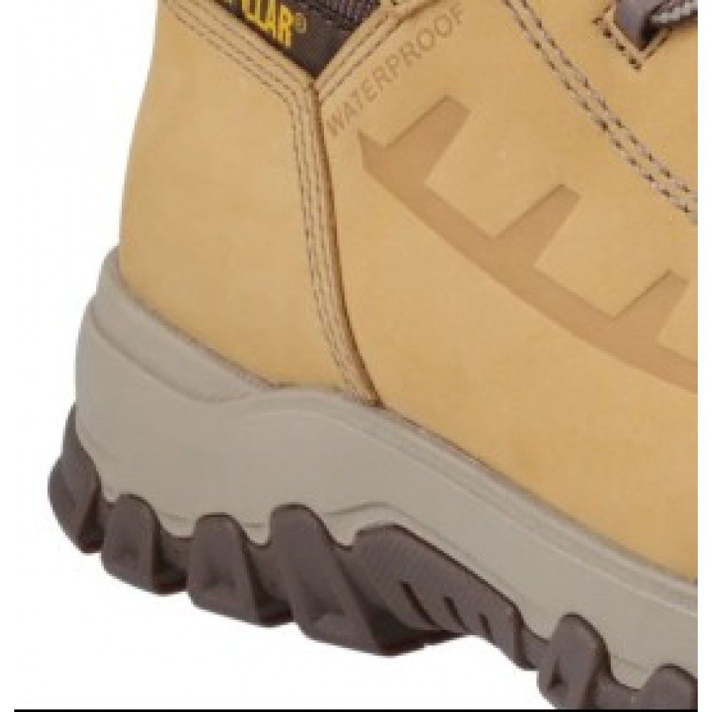 CAT Threshold Waterproof Safety Boots Honey