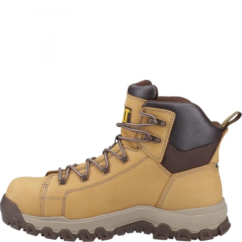 CAT Threshold Waterproof Safety Boots Honey