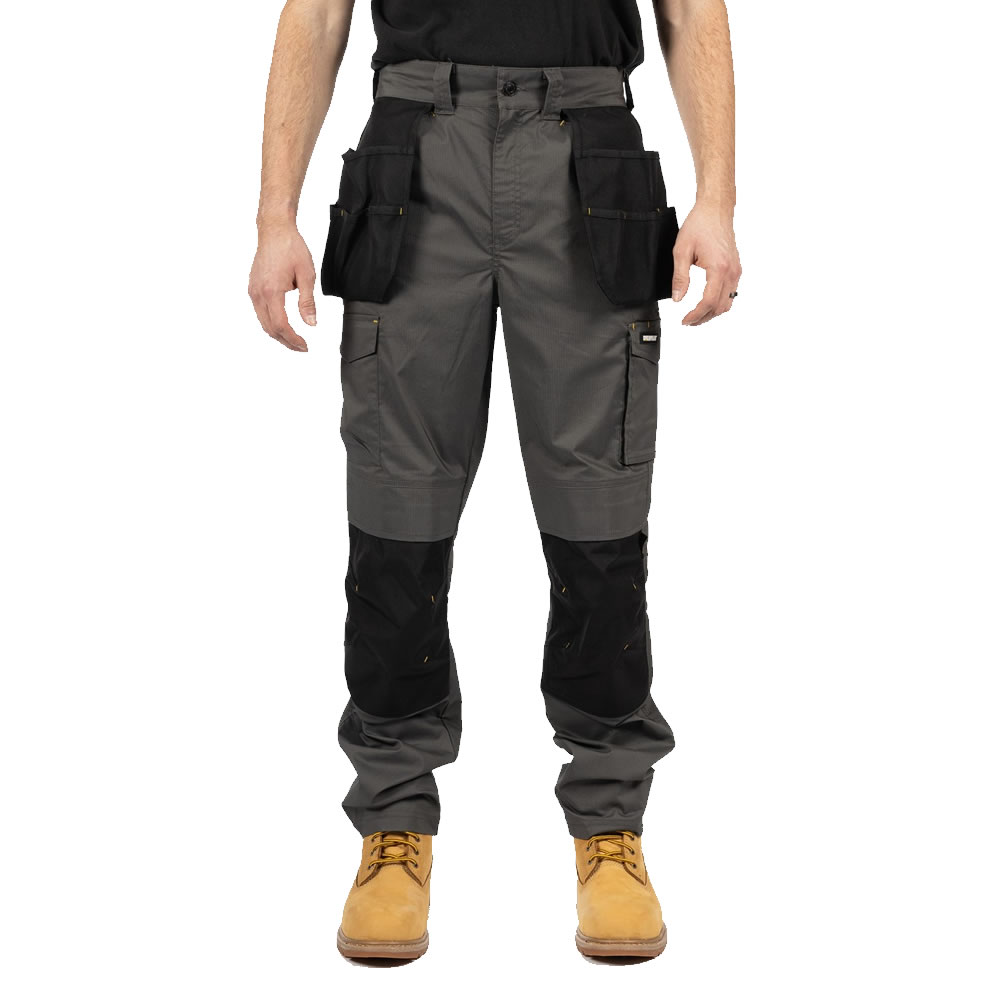 CAT 1080048 Essential Knee Pocket Holster Trousers Dark Grey