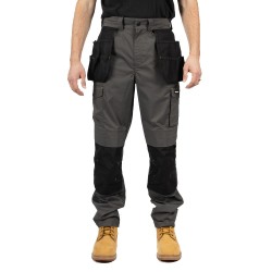 CAT 1080048 Essential Knee Pocket Holster Trousers Dark Grey