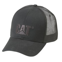 CAT Raised Logo Cap Black