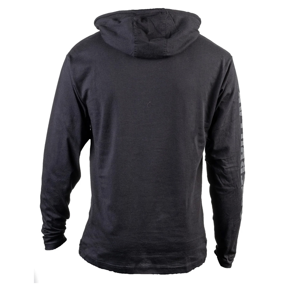 CAT Logo Sleeve Hoodie Black